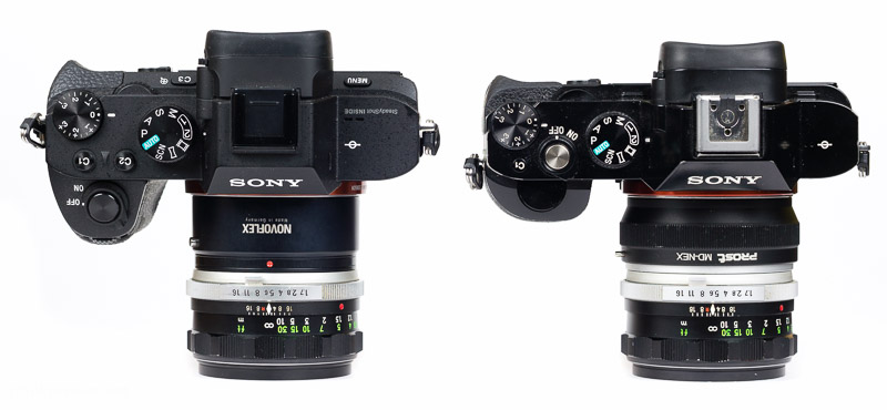 Sony Alpha a7ii vs a7rii